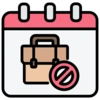Biometric access control system enforcing holiday and weekly off entry restrictions automatically