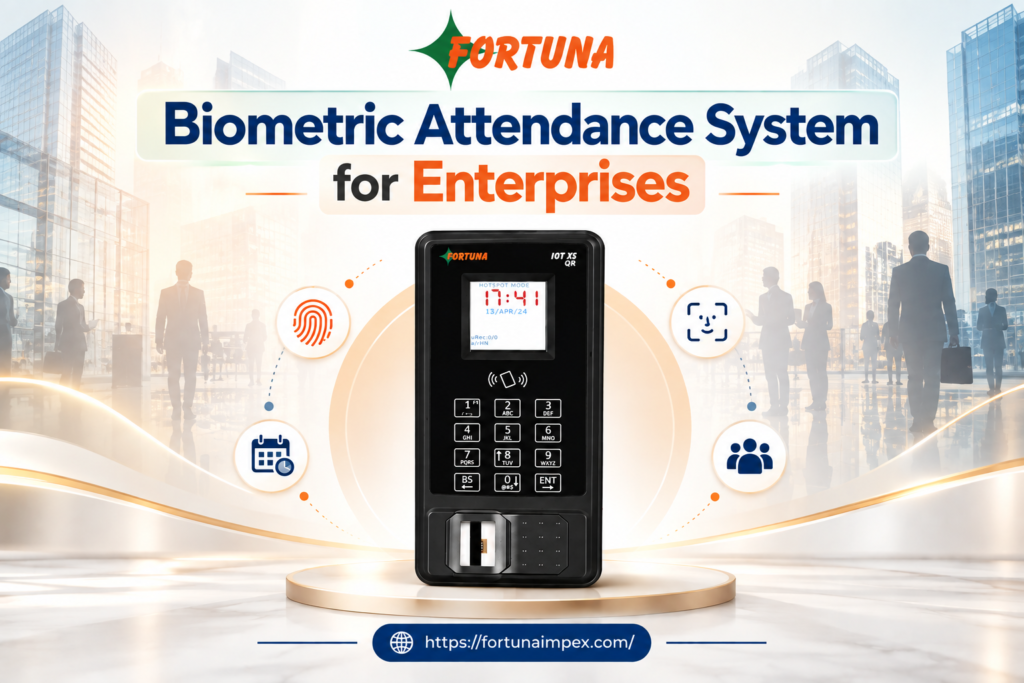 Biometric attendance system for enterprises