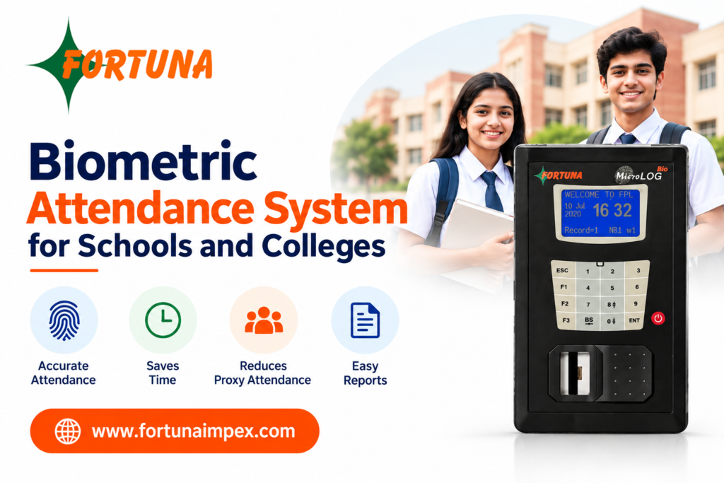 Biometric attendance system for schools and colleges